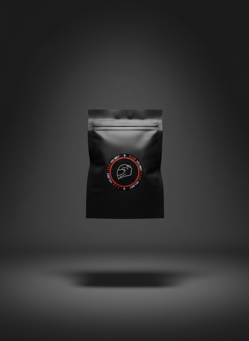 Kit S.O.S. Helmet con due tag NFC e una card di attivazione